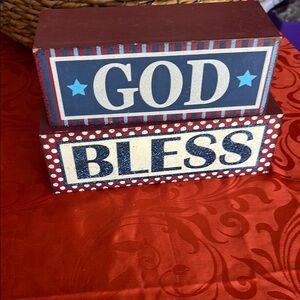 Patriotic Decorative Blocks